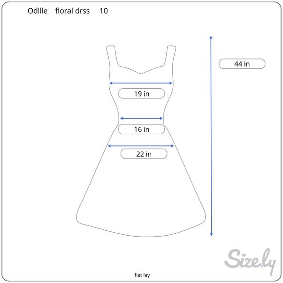 Vintage Y2K Odille Anthropologie Boho Floral Fit & Flare Dress Maroon Pink Sz 10 - Picture 9 of 9